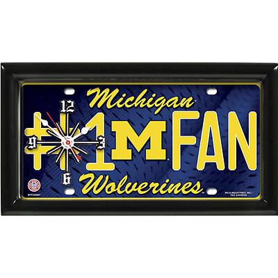 Michigan Wolverines Clock