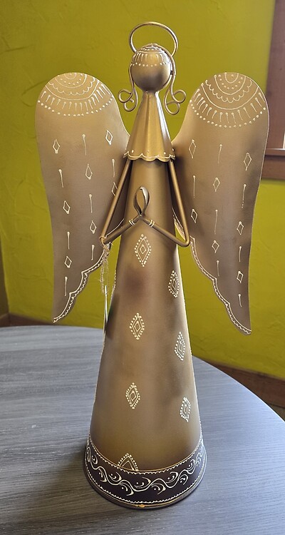 23” Metal Angel-Gold