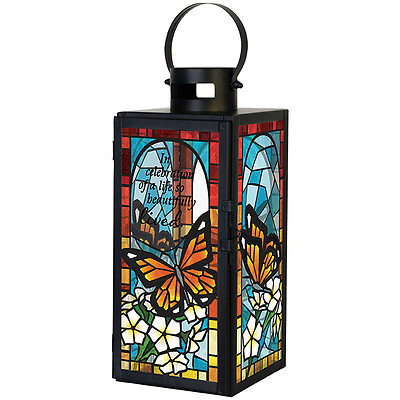 “Celebration of Life” Stained Glass Lantern